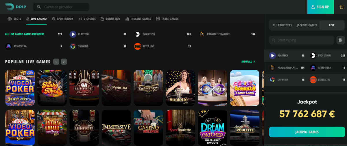 Drip Casino отзывы - Казино - Первый независимый сайт.