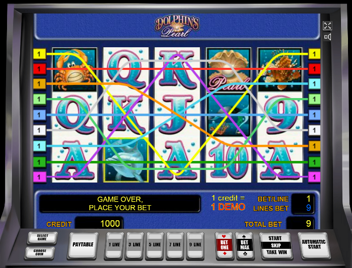 Демо игровой автомат Dolphins Pearl Дельфины играть онлайн