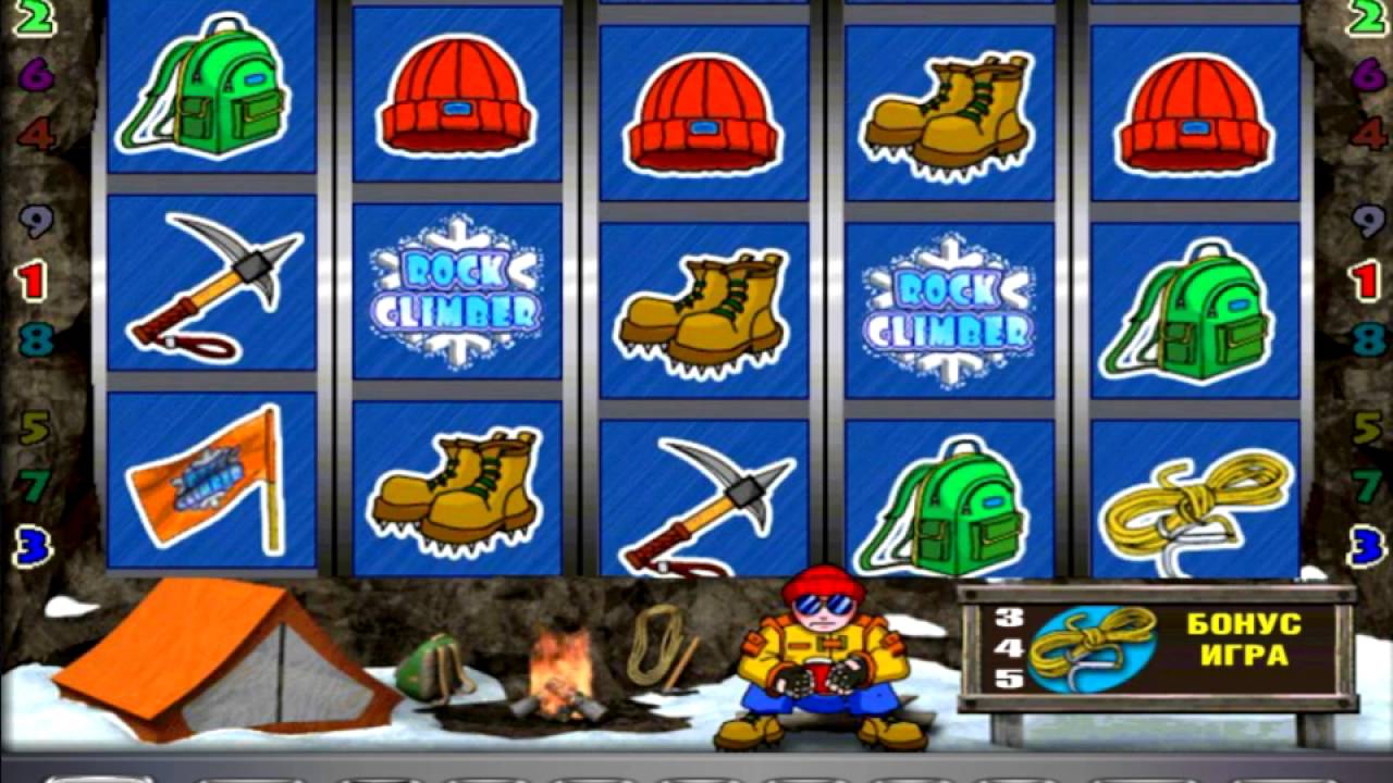 Игровой автомат Rock Climber.♂️ Скалолаз, Веревки играть.