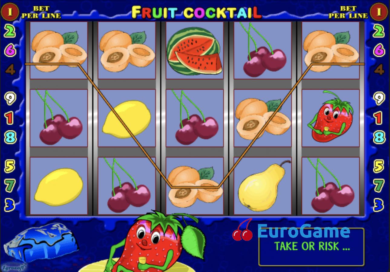 Клубнички играть бесплатно. Игровой автомат Fruit Cocktail онлайн